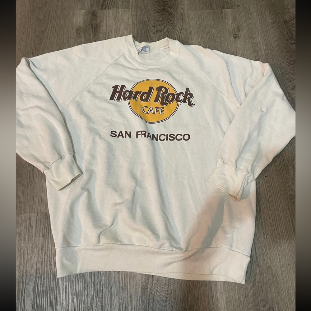 Vintage made in USA hard rock San Francisco crewneck sweater